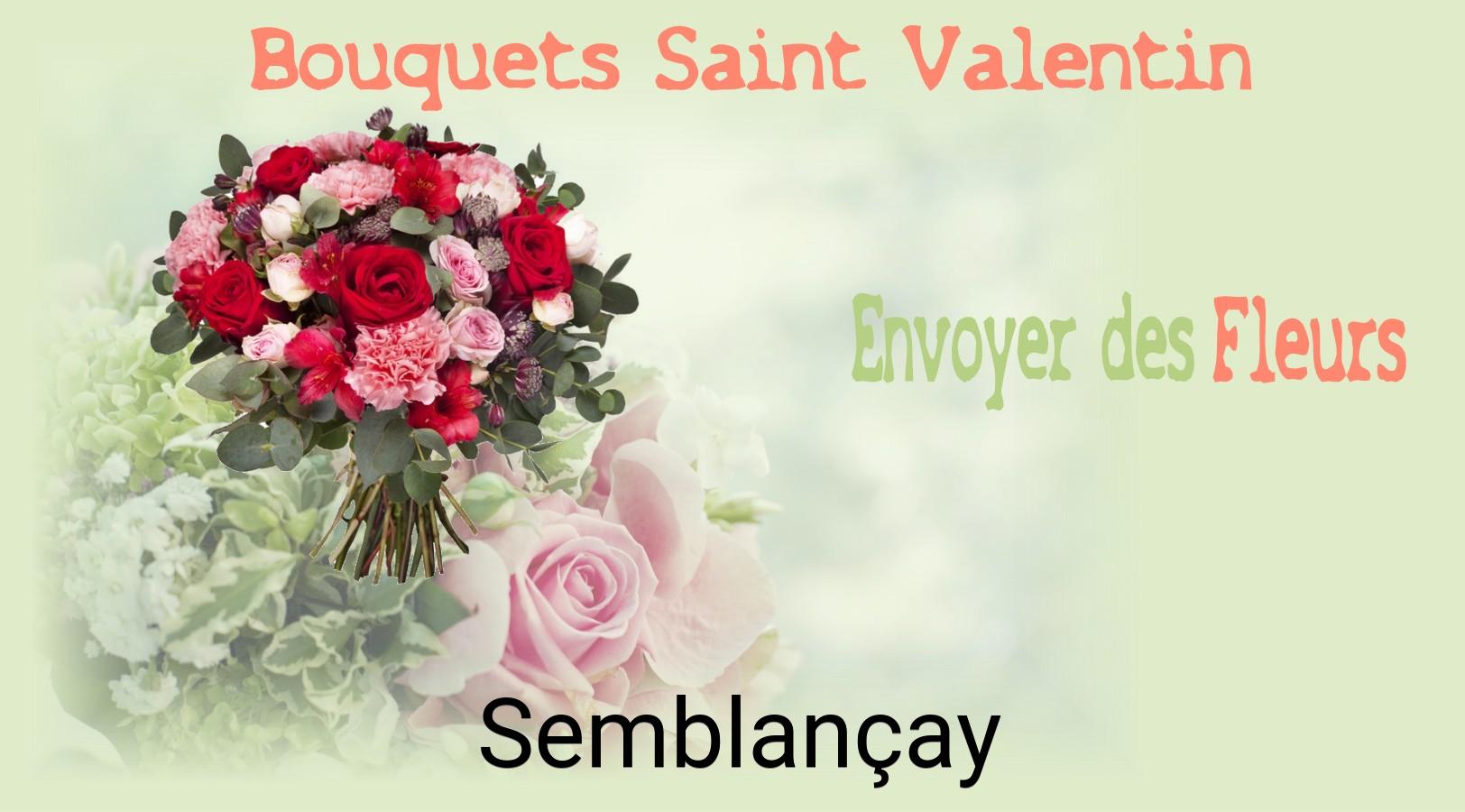 Roses de Saint-Valentin livrées à Semblançay